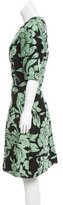 Thumbnail for your product : Lela Rose Jacquard Midi Dress
