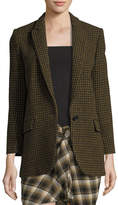 Thumbnail for your product : Etoile Isabel Marant Ice Check One-Button Blazer