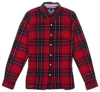 Tommy Hilfiger New Womens Classic Button Front Boyfriend Flannel Shirt! Variety