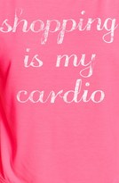 Thumbnail for your product : Starling 'Shopping Is My Cardio' French Terry Tee (Juniors)