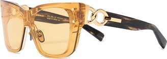 Balmain Eyewear Cat-Eye Frame Tinted Sunglasses