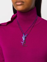 Thumbnail for your product : Saint Laurent Monogram necklace