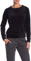 Thumbnail for your product : Andrew Marc Crew Neck Velour Fleece Pullover