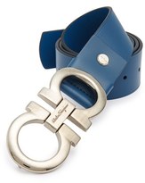 Thumbnail for your product : Ferragamo Calfskin Leather Belt