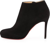 Thumbnail for your product : Christian Louboutin Bella Suede Red Sole Ankle Boot, Black