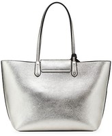 Thumbnail for your product : Ferragamo Travel Metallic Leather Tote