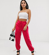 Thumbnail for your product : ASOS DESIGN petite pocket detail utility trousers