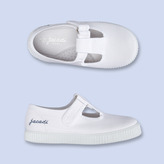 Thumbnail for your product : Jacadi Canvas t-strap sneaker