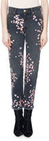 Thumbnail for your product : Isabel Marant Holan Pansy-Print Slim Cropped Jeans