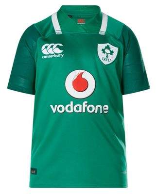 Canterbury of New Zealand Ireland 2017/18 Kids Vapodri+ Home Pro Rugby Jersey Shirt Green 10 years