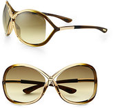 Thumbnail for your product : Tom Ford Eyewear Whitney 64MM Oversized Oval Sunglasses