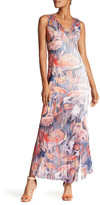 Thumbnail for your product : Komarov Sleeveless Printed Maxi Dress