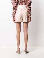 Thumbnail for your product : Gina Sash-Waist Pleated Short
