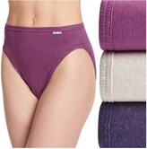 Thumbnail for your product : Jockey Elance French Cut 3 Pack Underwear 1485 1487, Extended Sizes - Deep Blue Heather/Deep Blue Dot/Sea Blue