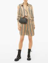 Thumbnail for your product : Burberry Icon-stripe Silk Shirt - Womens - Beige Multi