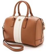 Thumbnail for your product : Tory Burch Robinson Striped Midi Satchel