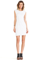 Thumbnail for your product : Alexander Wang T by Matte Jersey Cross Drape Back Dress
