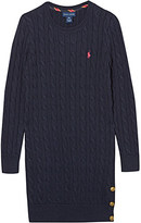 Thumbnail for your product : Ralph Lauren Cable knit jumper dress 7-16 years