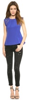 Thumbnail for your product : Rebecca Taylor Inset Lace Top