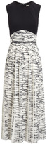 Thumbnail for your product : Whistles Marble Print Pleated Midi Dress
