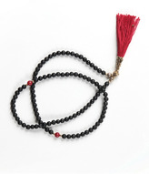 Thumbnail for your product : Profound Aesthetic Black Onyx Necklace w/ Red Tassle