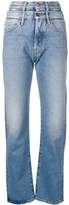 Thumbnail for your product : Aries double high-waisted straight jeans