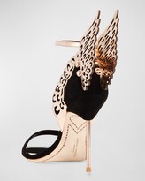 Thumbnail for your product : Sophia Webster Evangeline Angel Wing Sandals, Black/Rose Gold