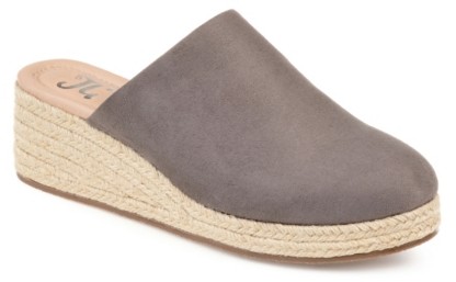 espadrille wedge mule