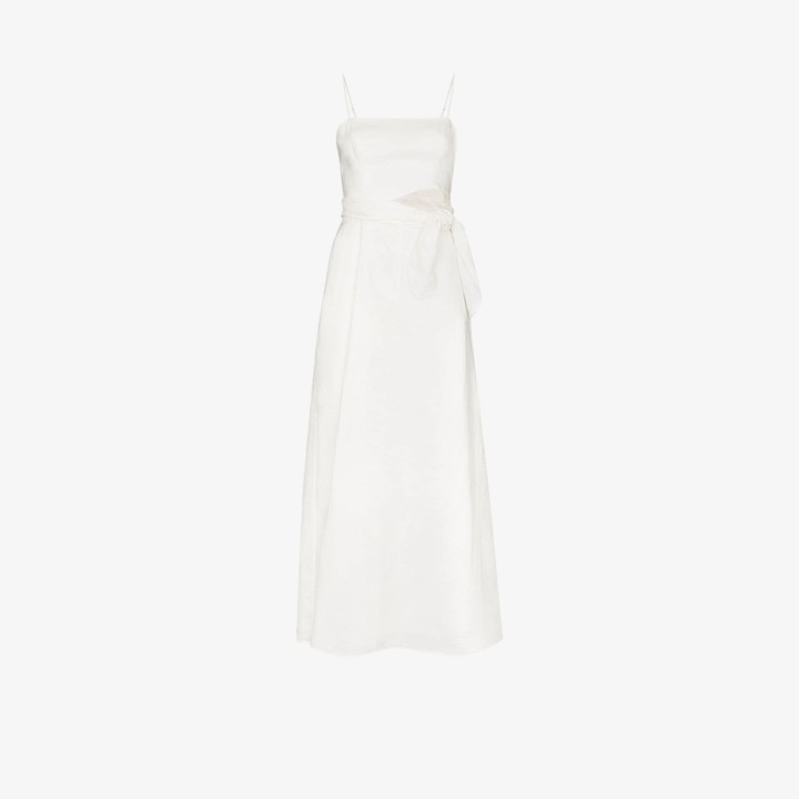 Zimmermann Amelie tie waist midi dress ShopStyle
