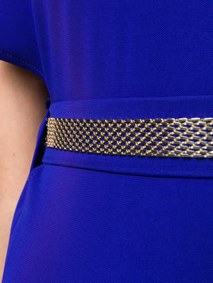Lanvin flared sleeve belt dress