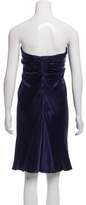 Thumbnail for your product : Amanda Wakeley Strapless Silk Dress