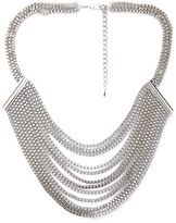 Thumbnail for your product : Forever 21 Layered Box Chain Bib Necklace