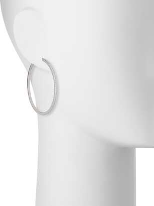 Memoire 18K White Gold & Diamond Infinity Hoop Earrings, 1.5 tdcw