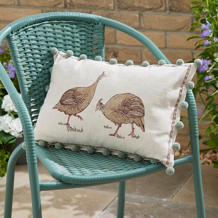 Dunelm Churchgate Guineafowl Outdoor Cushion MultiColoured ShopStyle