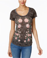 Thumbnail for your product : INC International Concepts Embellished Burnout T-Shirt, Created for Macy's