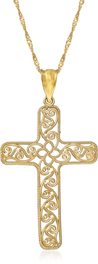 Filigree Cross Jewelry | Shop the world's largest collection of 