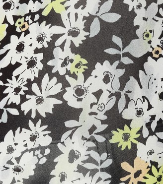 See by Chloe Floral-printed silk-blend top