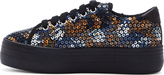 Thumbnail for your product : Carven Black Sequinned No Name Edition Sneakers
