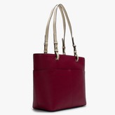 Thumbnail for your product : Michael Kors Bedford II Berry Leather Top Zip Pocket Tote Bag