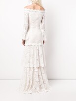 Thumbnail for your product : Tadashi Shoji Corbin bell sleeve bridal dress