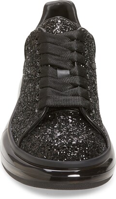 glitter bubble sole platform sneaker