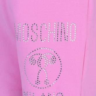 Moschino MoschinoBaby Girls Pink Diamante Milano Shorts