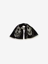 Thumbnail for your product : Alexander McQueen Chained Skull Scarf