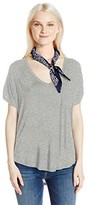 Thumbnail for your product : Self Esteem Junior's V Neck Pocket Tee with Bandana