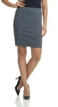 Rekucci Women's Ease In To Comfort Stretchable Above The Knee Pencil Skirt 19"