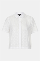 Thumbnail for your product : Topshop Geo Lace Shirt