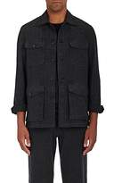 Thumbnail for your product : Ralph Lauren Purple Label Men's Patchwork Cashmere-Silk Shirt Jacket