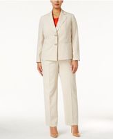 Thumbnail for your product : Le Suit Plus Size 3-Pc. Crosshatched Pantsuit