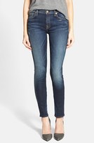 Thumbnail for your product : 7 For All Mankind Mid Rise Skinny Jeans (Alpine Blue)