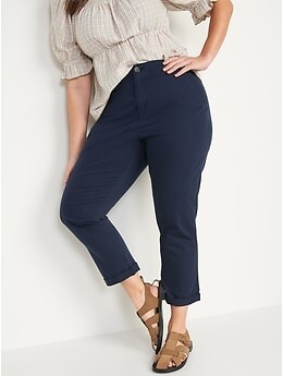 Women Navy Chino Pants | Shop The Largest Collection | ShopStyle